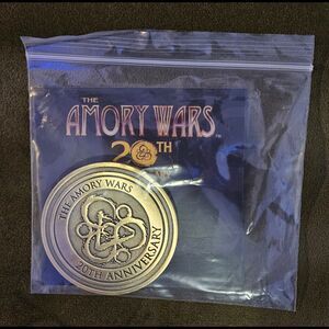 Amory Wars 20th Anniversary Challenge Coin Limited Edition Coheed Keywork Coin